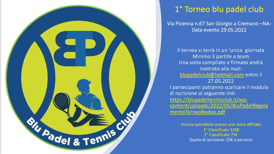 Torneo Blu Padel